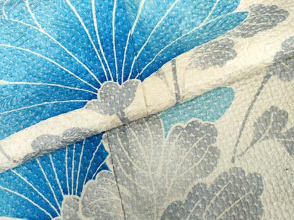 平和屋着物●豪華振袖　総絞り　横菊　正絹　逸品　AABJ3237cs