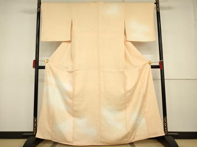 平和屋着物●訪問着　吹き寄せ地紋　暈し染め　正絹　逸品　AABJ3239cs