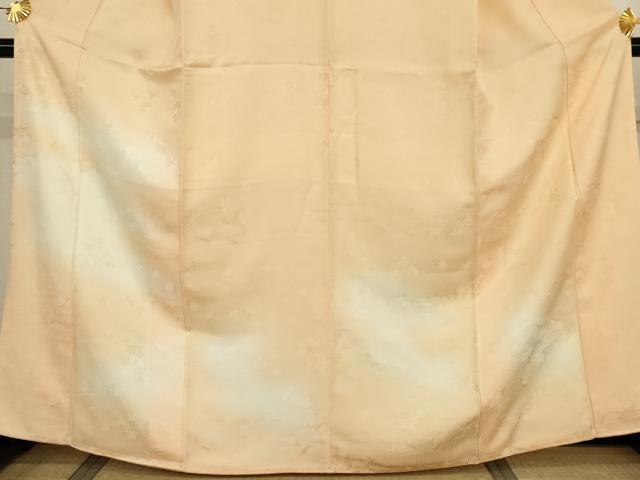 平和屋着物●訪問着　吹き寄せ地紋　暈し染め　正絹　逸品　AABJ3239cs