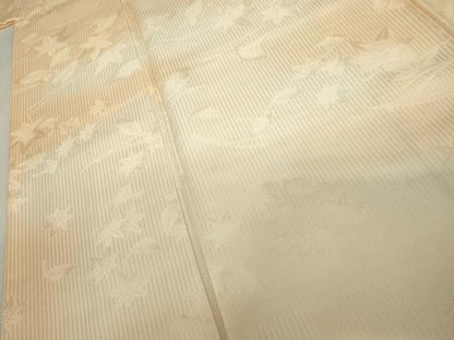 平和屋着物●訪問着　吹き寄せ地紋　暈し染め　正絹　逸品　AABJ3239cs