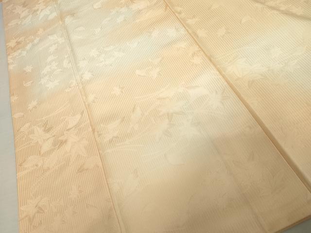 平和屋着物●訪問着　吹き寄せ地紋　暈し染め　正絹　逸品　AABJ3239cs