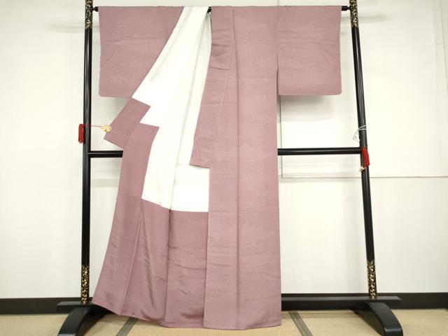 平和屋着物●手彫型本染　村上伸一郎　江戸小紋　寄せ小紋柄　正絹　逸品　未使用　AABJ3241cs