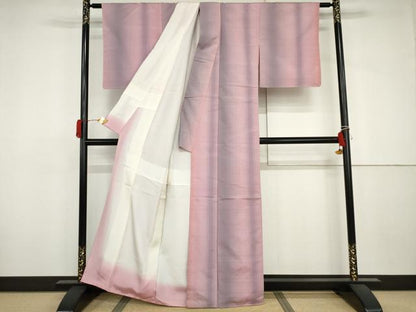 平和屋着物●上質な紬　霞間道　正絹　逸品　AABJ3247cs