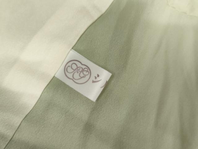 平和屋着物●久保伊智郎　小紋　鹿の子丸文　蛍暈し　正絹　逸品　AABJ3249cs