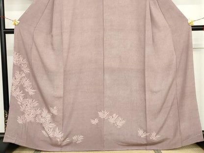 平和屋着物●人間国宝 小宮康孝　江戸小紋　訪問着　鮫小紋柄　松　正絹　逸品　未使用　AABJ3274cs