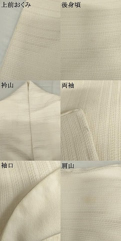 平和屋着物●訪問着　中国三大刺繍　汕頭刺繍　スワトウ刺繍　相良刺繍　横段丸文　金糸　正絹　逸品　AABJ3275cs
