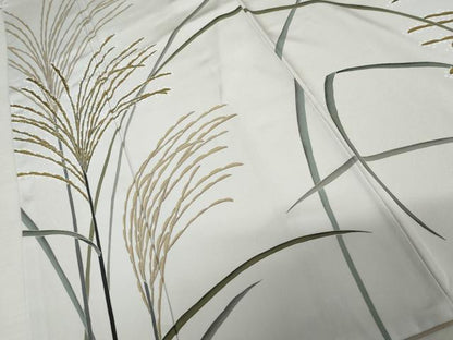 平和屋着物●糸目友禅作家　滝沢晃　訪問着　薄文　暈し染め　正絹　逸品　AABJ3276cs