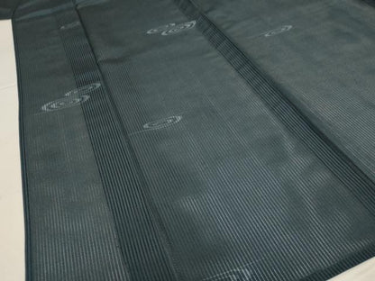 平和屋着物＊夏物　絽芭蕉　流水文　正絹　逸品　AABJ3281jd