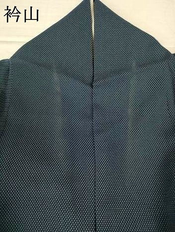 平和屋着物＊夏物　お召　間道　正絹　逸品　AABJ3301jd