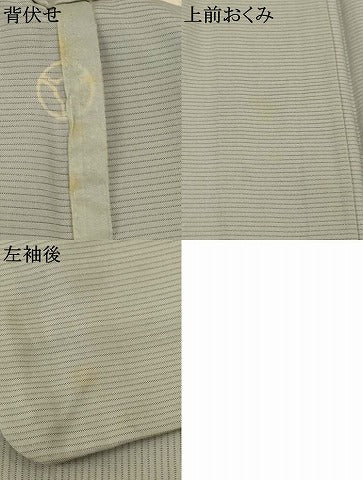 平和屋着物＊夏物　色無地　絽　蕎麦切色　正絹　逸品　AABJ3316jd