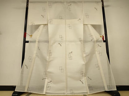 平和屋着物＊夏物 紗紬 勝虫 正絹 逸品 AABJ3332jd