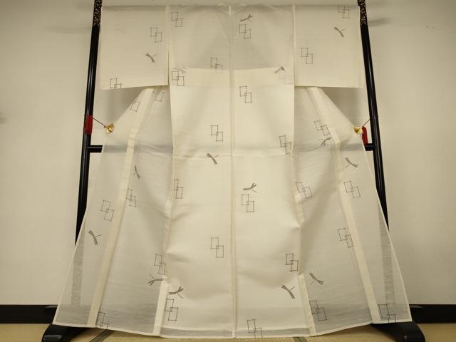 平和屋着物＊夏物 紗紬 勝虫 正絹 逸品 AABJ3332jd