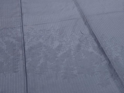平和屋着物＊夏物　無地絵羽訪問着　縦絽　樹林紋紗　青藤色　正絹　逸品　AABJ3344jd