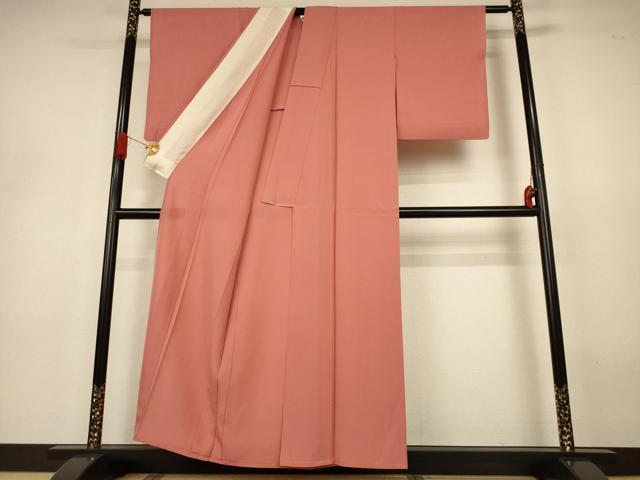 平和屋着物＊夏物　色無地　絽　東雲色　正絹　逸品　AABJ3362jd