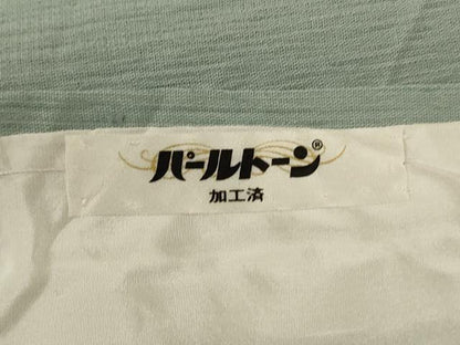 平和屋着物＊夏物　訪問着　紗紬　刺繍　立波舞鳥文　金糸　正絹　逸品　AABJ3368jd