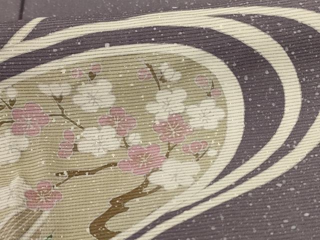平和屋着物＊夏物　訪問着　絽　流水花松文　正絹　逸品　AABJ3383jd