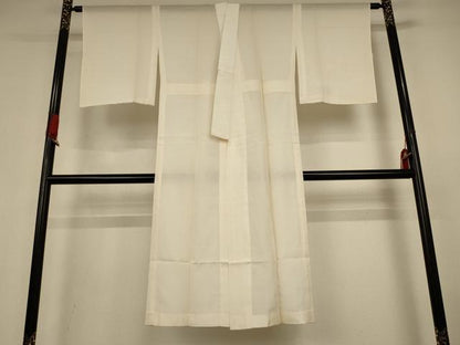 平和屋着物＊夏物　長襦袢　絽　鳥の子色　正絹　逸品　AABJ3385jd