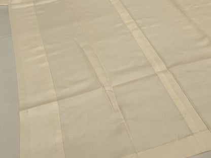 平和屋着物＊夏物　長襦袢　絽　鳥の子色　正絹　逸品　AABJ3385jd