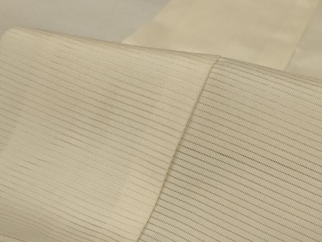 平和屋着物＊夏物　長襦袢　絽　鳥の子色　正絹　逸品　AABJ3385jd