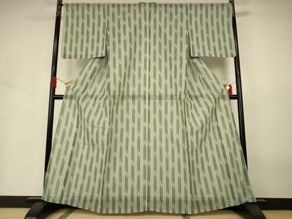 平和屋着物＊夏物　本場琉球　夏琉球　反端付き　正絹　逸品　AABJ3398jd