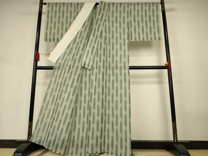 平和屋着物＊夏物　本場琉球　夏琉球　反端付き　正絹　逸品　AABJ3398jd