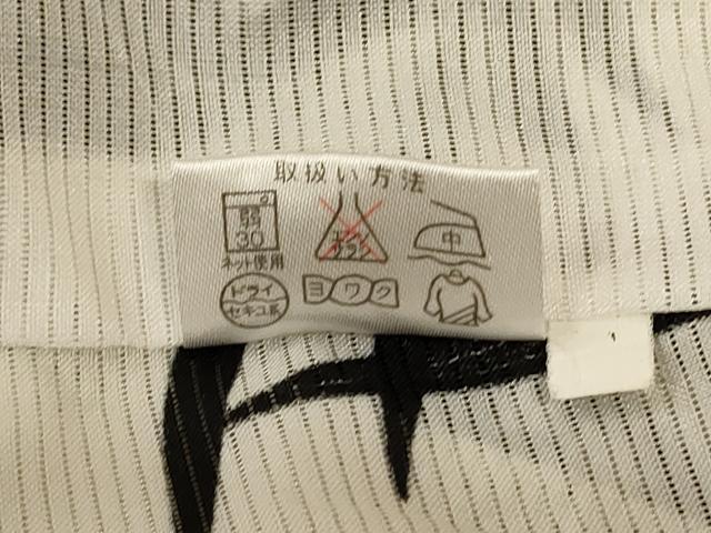 平和屋着物＊夏物　小紋　絽　笹文　洗える着物　AABJ3402jd