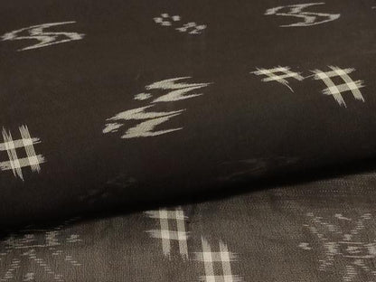 平和屋着物＊夏物　本場琉球絣　夏琉球　正絹　逸品　AABJ3416jd