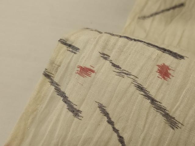 平和屋着物＊夏物　小千谷ちぢみ　松　麻　逸品　AABJ3417jd