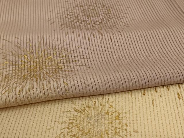 平和屋着物＊夏物　訪問着　縦絽　花火　暈し染め　金銀彩　正絹　逸品　AABJ3418jd