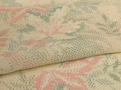 平和屋着物＊夏物　本場大島紬　夏大島　草花文　正絹　逸品　AABJ3423jd