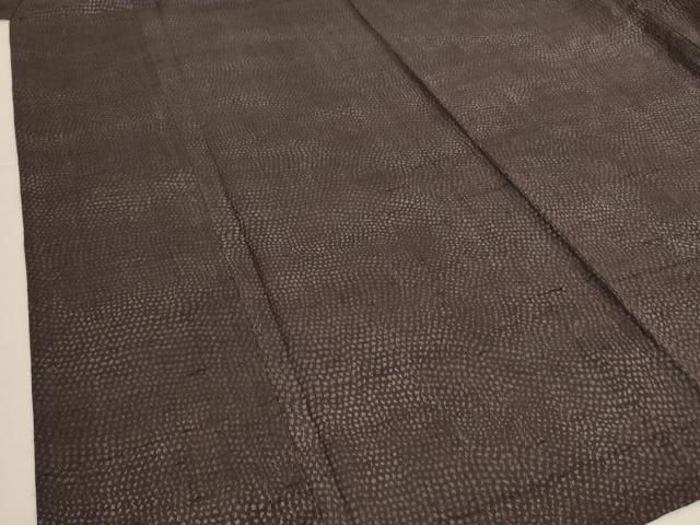 平和屋着物＊夏物　結城紬　夏結城　霞文　証紙付き　正絹　逸品　AABJ3427jd