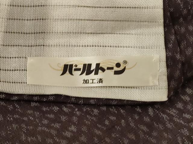 平和屋着物＊夏物　結城紬　夏結城　霞文　証紙付き　正絹　逸品　AABJ3427jd