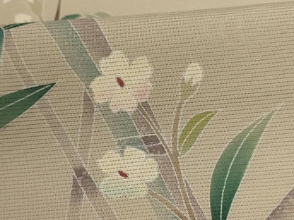 平和屋着物＊夏物　訪問着　絽　草花文　正絹　逸品　AABJ3431jd