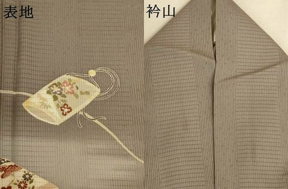 平和屋着物＊夏物　訪問着　変わり絽　器物花文　正絹　逸品　AABJ3436jd
