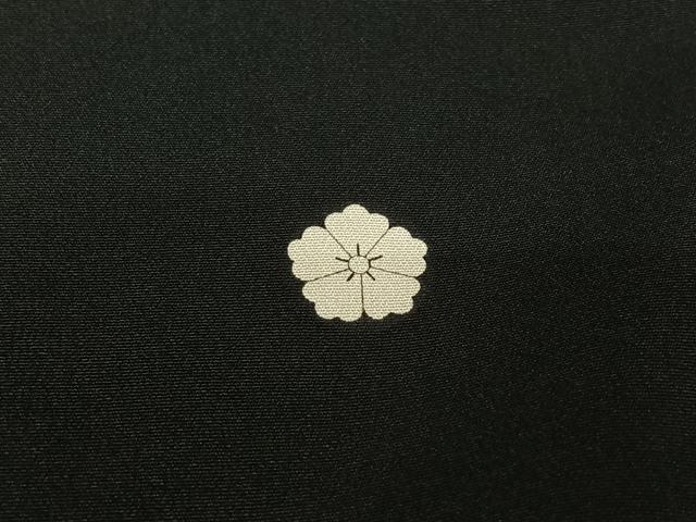平和屋着物▽豪華黒留袖　単衣　友禅　作家物　飛鶴花文　正絹　逸品　AABJ3442jh