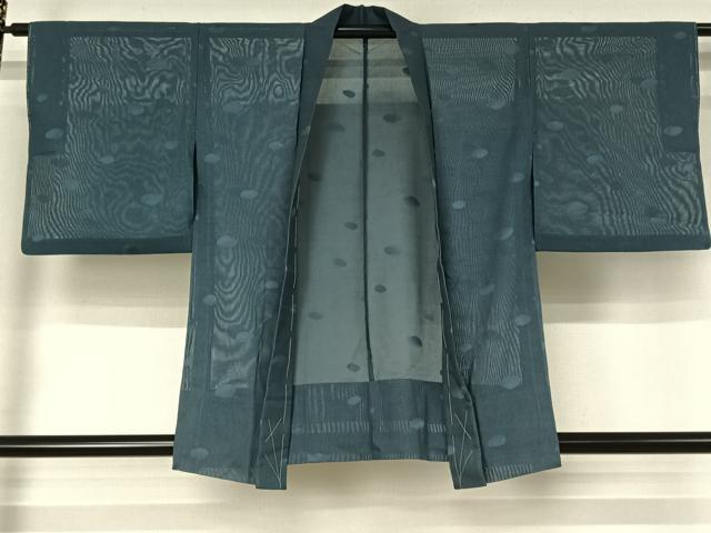 平和屋着物▽羽織　スリーシーズン　春夏秋　塵除け　幾何学文様　正絹　逸品　未使用　AABJ3453jh