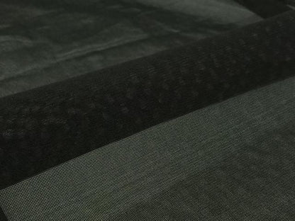 平和屋着物▽羽織　スリーシーズン　春夏秋　塵除け　黒地　正絹　逸品　AABJ3455jh