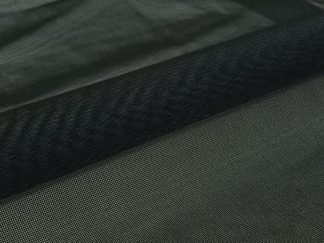 平和屋着物▽羽織　スリーシーズン　春夏秋　塵除け　黒地　正絹　逸品　AABJ3458jh