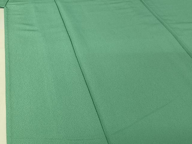 平和屋着物▽色無地　単衣　青磁色　洗える着物　AABJ3465jh