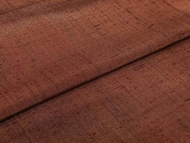平和屋着物▽上質な紬　単衣　霞文　正絹　逸品　AABJ3469jh