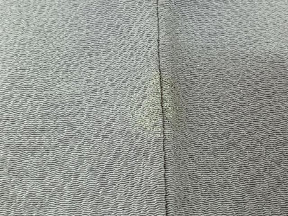 平和屋着物▽上質な色無地　単衣　藤色　鬼しぼ縮緬　正絹　逸品　未使用　AABJ3470jh
