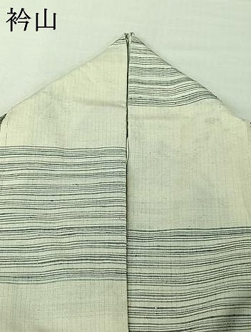 平和屋着物▽西陣　紬　単衣　あきは絣　反端付き　正絹　逸品　AABJ3473jh