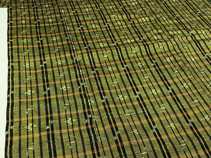 平和屋着物▽上質な紬　単衣　琉球絣　正絹　逸品　AABJ3479jh