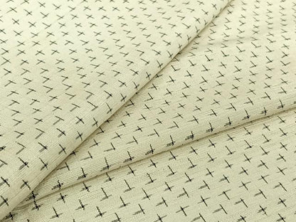 平和屋着物▽上質な紬　単衣　十字絣　正絹　逸品　AABJ3488jh