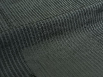 平和屋着物▽道行コート　スリーシーズン　春夏秋　塵除け　縞　ロング丈　正絹　逸品　AABJ3500jh