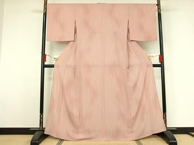 平和屋着物▽小紋　単衣　霞文　洗える着物　AABJ3533jh