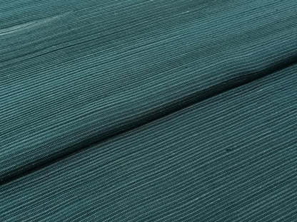 平和屋着物▽上質な紬　単衣　霞文　正絹　逸品　AABJ3534jh