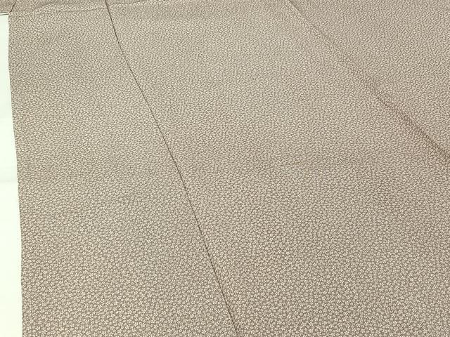 平和屋着物▽上質な小紋　単衣　花尽くし　正絹　逸品　AABJ3543jh