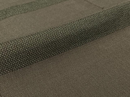 平和屋着物▽本塩沢　単衣　横段文　正絹　逸品　AABJ3545jh