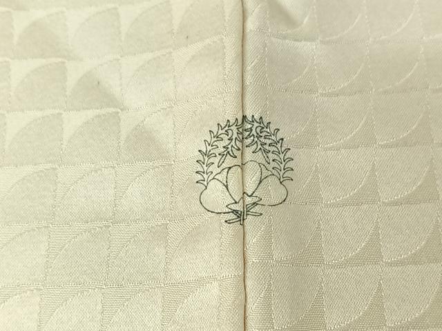 平和屋着物▽訪問着　単衣　手描き　刺繍　枝花文　金糸　正絹　逸品　AABJ3558jh